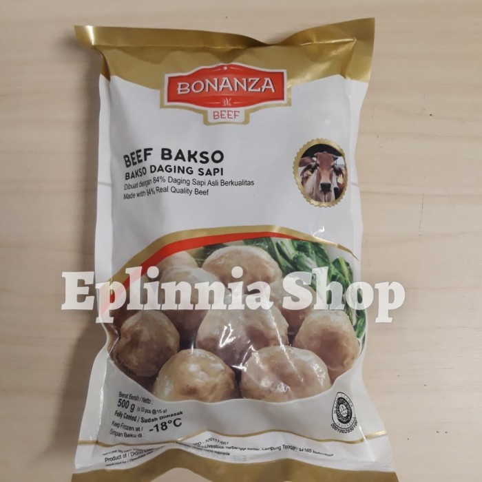 Promo Terbatas Bonanza Beef Bakso 500 Gr - Bakso Daging Sapi Aman