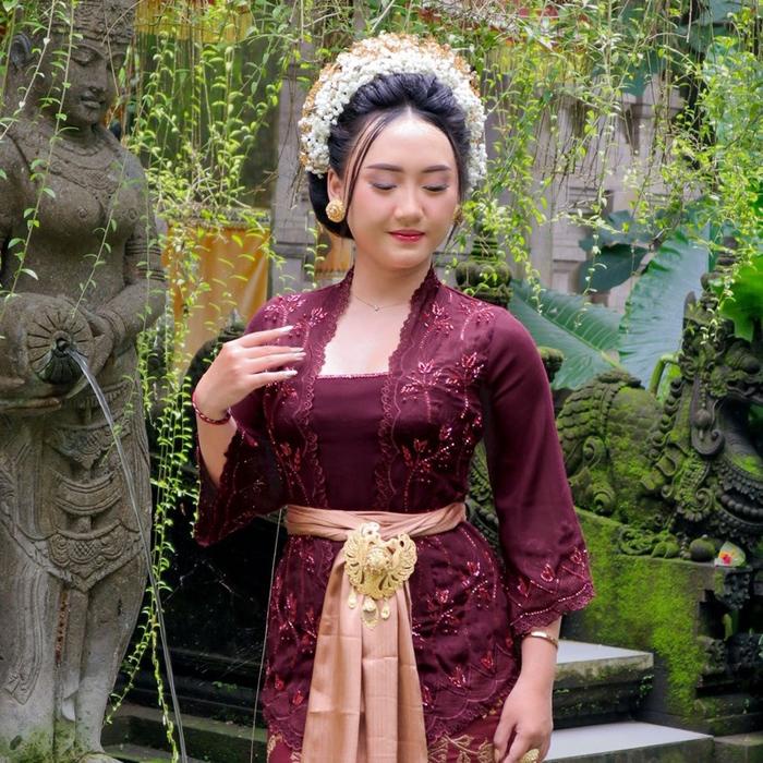 KEBAYA BALI KATUN DEVITA BORDIR PAYET EXCLUSIVE 15 WARNA TERMURAH