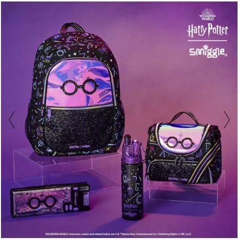 Smiggle Harry Potter Set Backpack Lunchbag