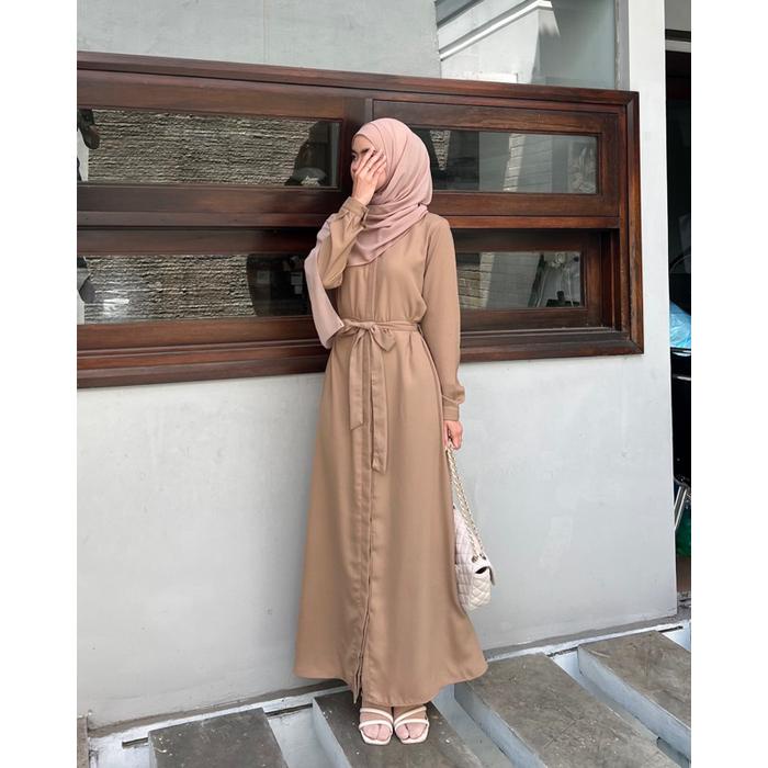 Hot Sale Elmiza - Kinan Dress Gamis Wanita Muslim Terbaru Premium Elegan - Bahan Premium Wollycrepe