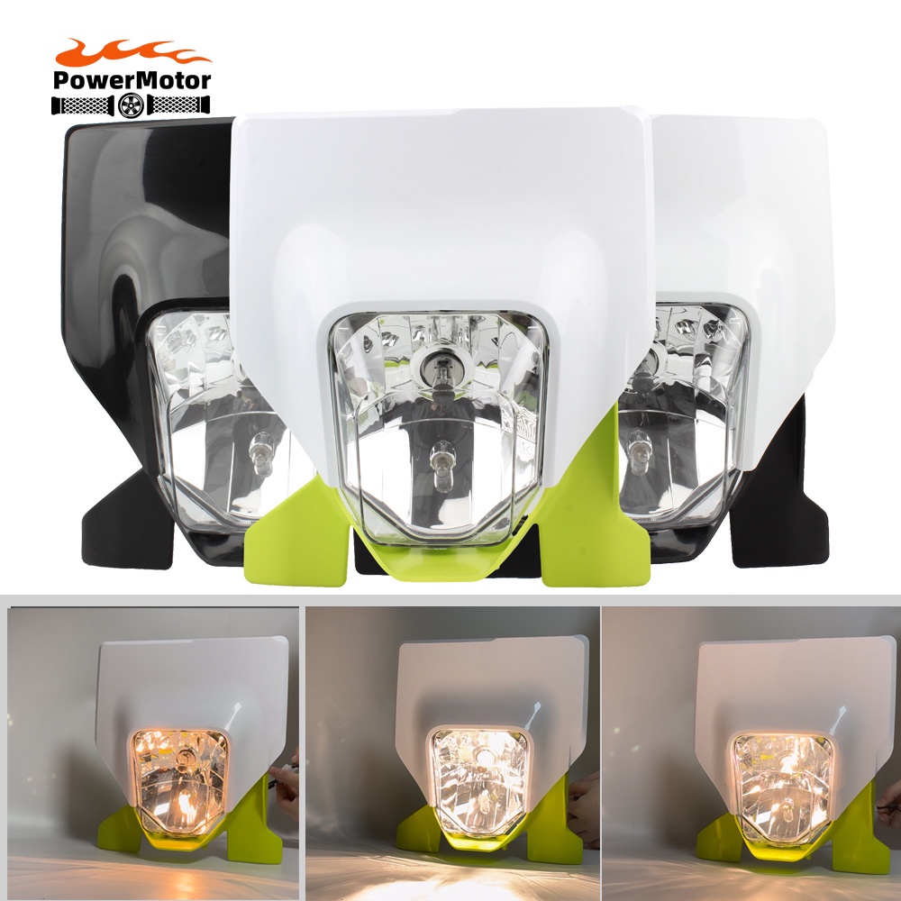Enduro For Husqvarna Motorcycle Halogen Headlight Te 250I Te300I Fe250 Fc450 Headlamp Motocross Dirt