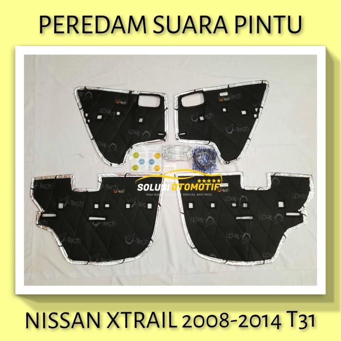 Nissan Xtrail 2008-2014 T31 Peredam Suara Pintu Aksesoris Mobil Vtech