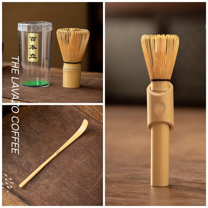 

Chasen Bamboo Matcha Whisk Pengaduk Matcha Bambu Green Tea Stirer - FULLHAND CHASEN