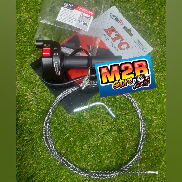 Gas spontan Ktc 1 Kabel + Engine stop RX king Aerox Nmax Vario ninja
