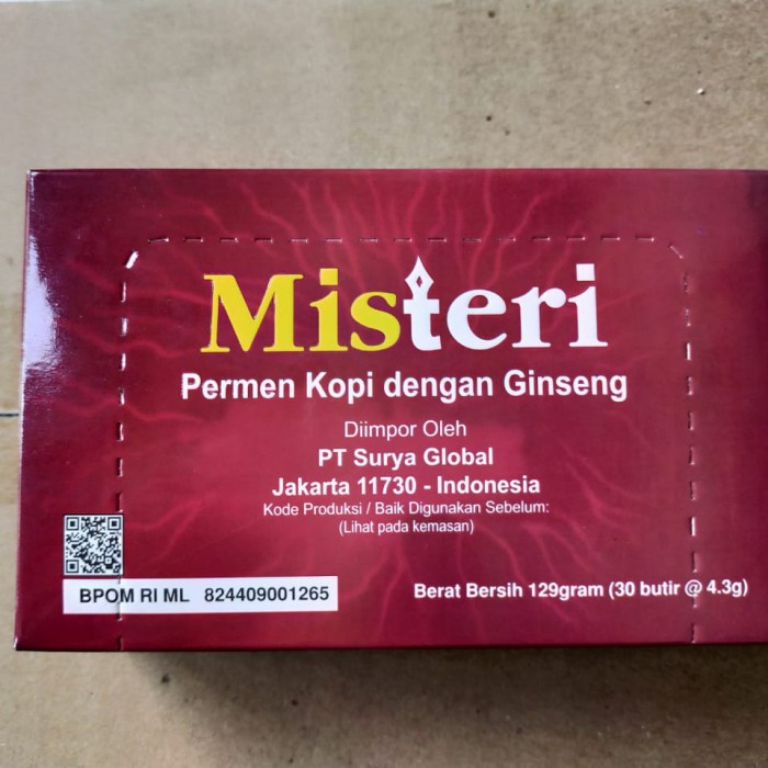 

PERMEN MISTERI ORIGINAL BPOM
