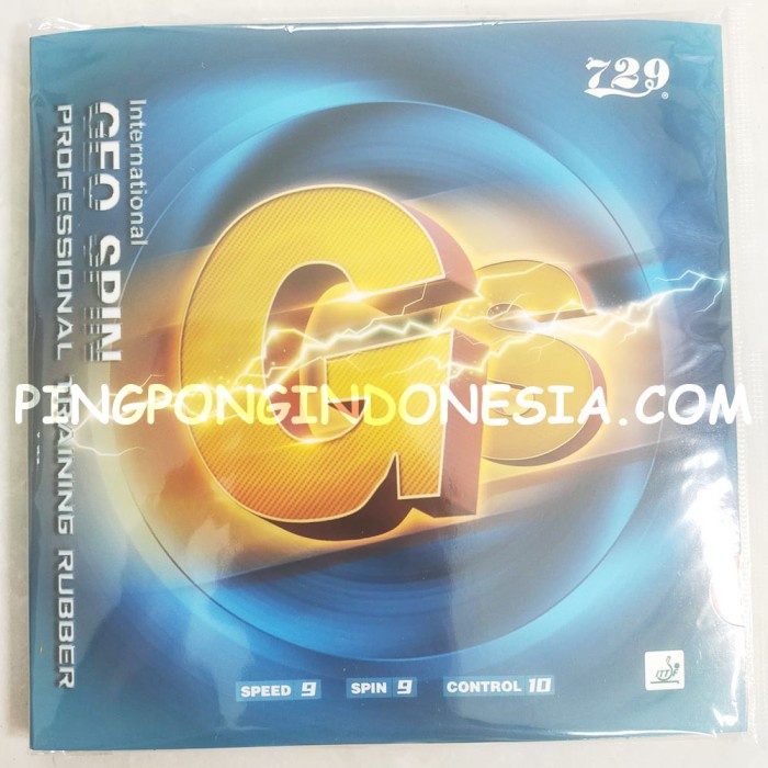 SinTShop- 729 Geospin -Karet Rubber 729 GS 729 Geo Spin Pingpong RITC Friendship