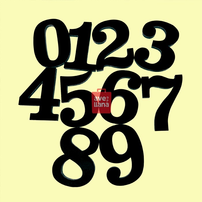 

TERMURAH Nomer Rumah Akrilik Timbul 3D Warna Hitam Dilengkapi Double Tape