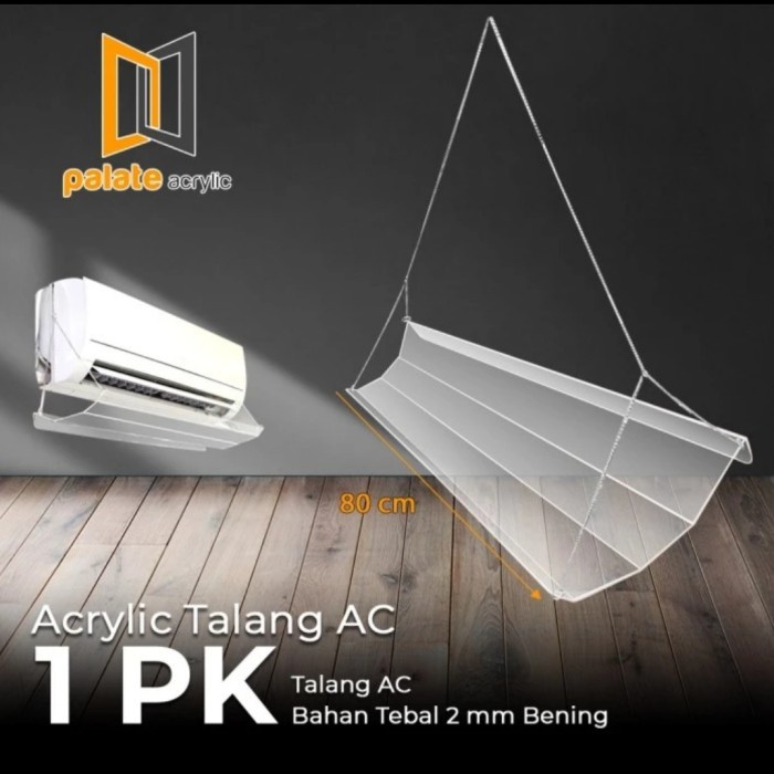 

PROMO AKRILIK TALANG AC / REFLEKTOR / TALANG / PENAHAN HEMBUSAN ANGIN AC 1PK