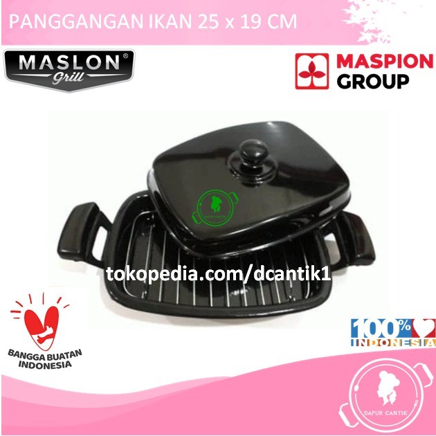 Alat Panggangan Ikan Maspion - Pemanggang Ikan - Red Fish Grill