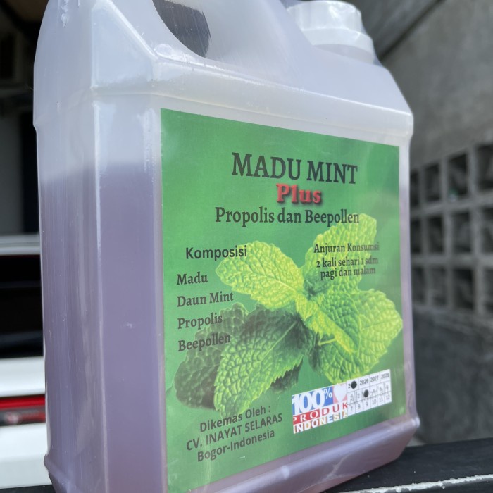 

Sale Terbatas Madu Mint Plus Propolis Dan Beepollen 1 Kg Aman