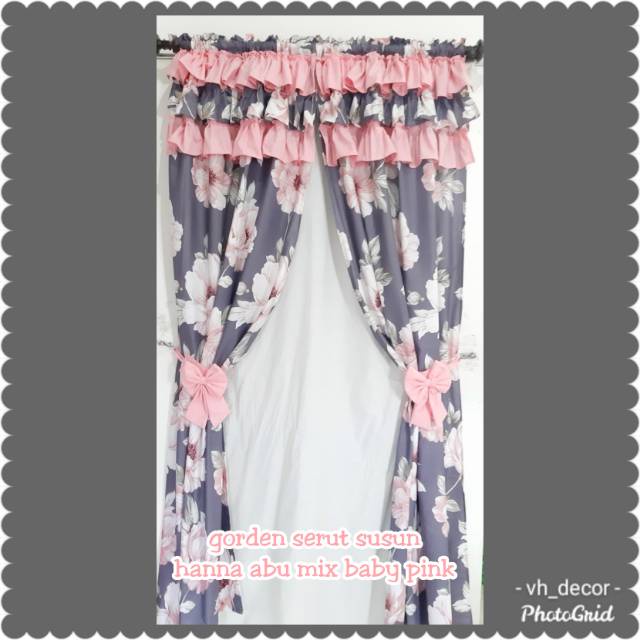 Gorden Ruang Tamu Premium Kolong Dapur Blackout Minimalis Multifungsi J9Y9 Polos Kekinian Mewah Hord