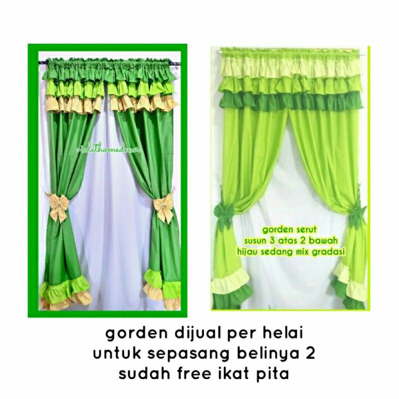 Gorden Bagus Polos Estetik Multifungsi Modern Tirai I5E3 Terlaris Kekinian Kolong Dapur Aesthetic Ru