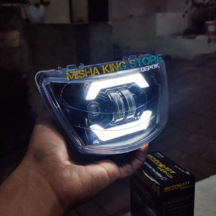 Lampu daymaker fizr f1zr 4 lensa jauh dekat