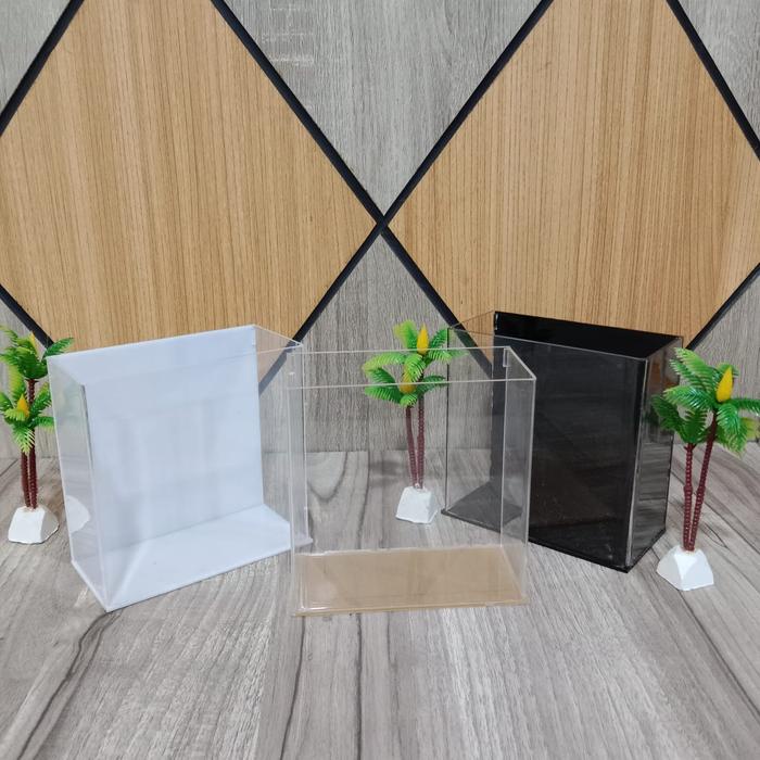 

TERBAIK Akrilik Soliter Akuarium Ukuran 10x5x12 cm untuk Cupang Guppy Baby Chana