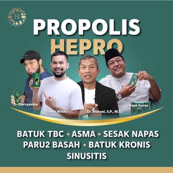 

Promo Terbatas Propolis Hepro Original Trigona Obat Paru Asam Urat Kolesterol Asma Aman