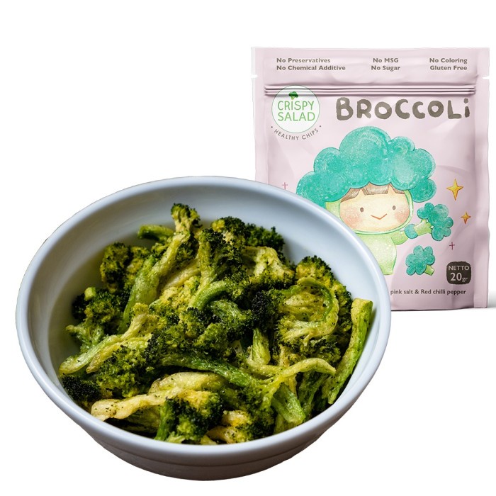 

JTTOP" CRISPY SALAD - KERIPIK SAYUR BROCCOLI/CARROT/EDAMAME/MIXED TUBER CHIPS