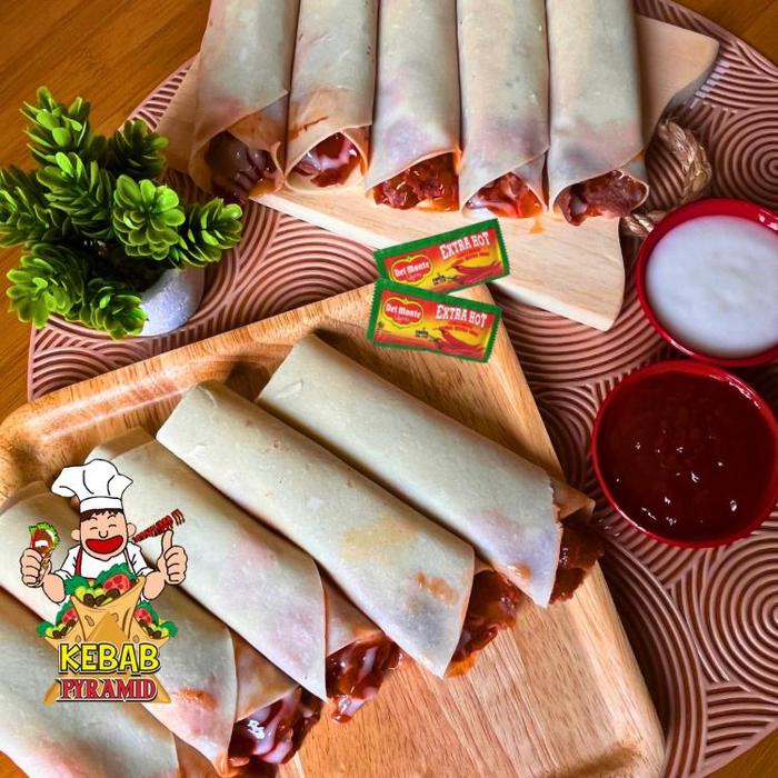 

JTTOP" 10 KEBAB PYRAMID UNYU FULL DAGING SAPI TANPA SAYUR ISI 10 PCS MAKANAN FROZEN FOOD CAMILAN