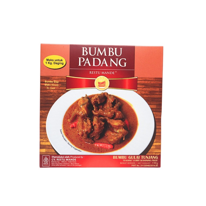 

Bumbu Gulai Tunjang / kikil Restu Mande 150 Gram