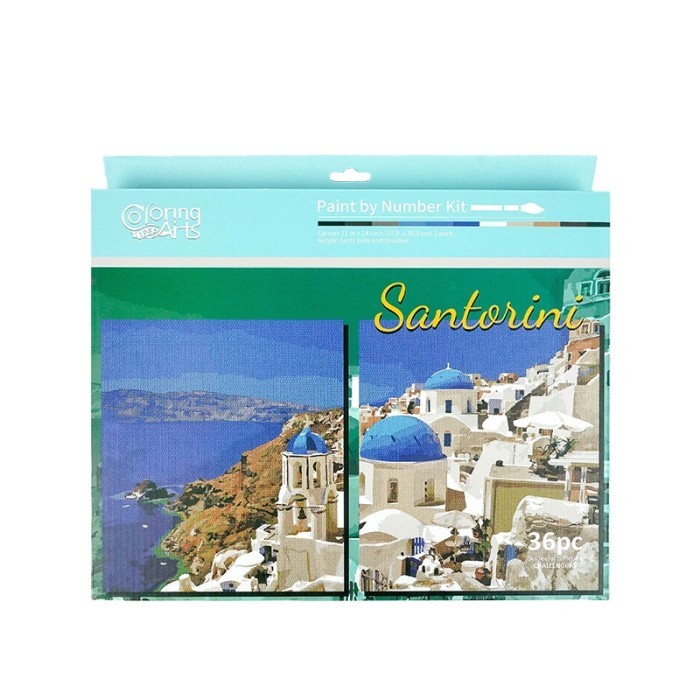 

PROMO OHSOME Langer Paint By Numbers DIY Set Kanvas Cat Lukis Akrilik City View