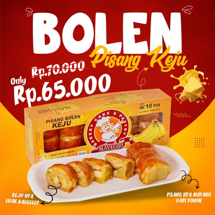 

MAYASARI PISANG Bolen KEJU