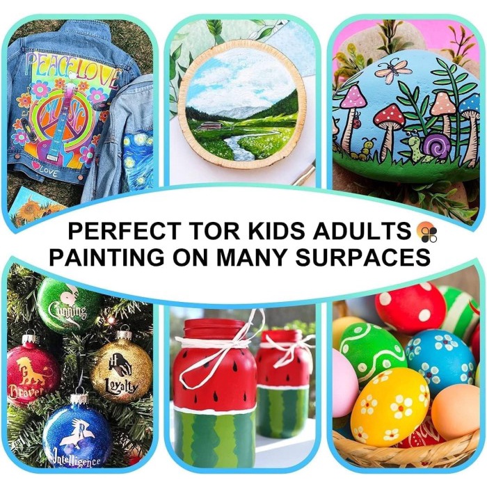 

CUCI GUDANG Cat Akrilik 12 Warna / Acrylic Colours Painting / Cat Lukis Akrilik