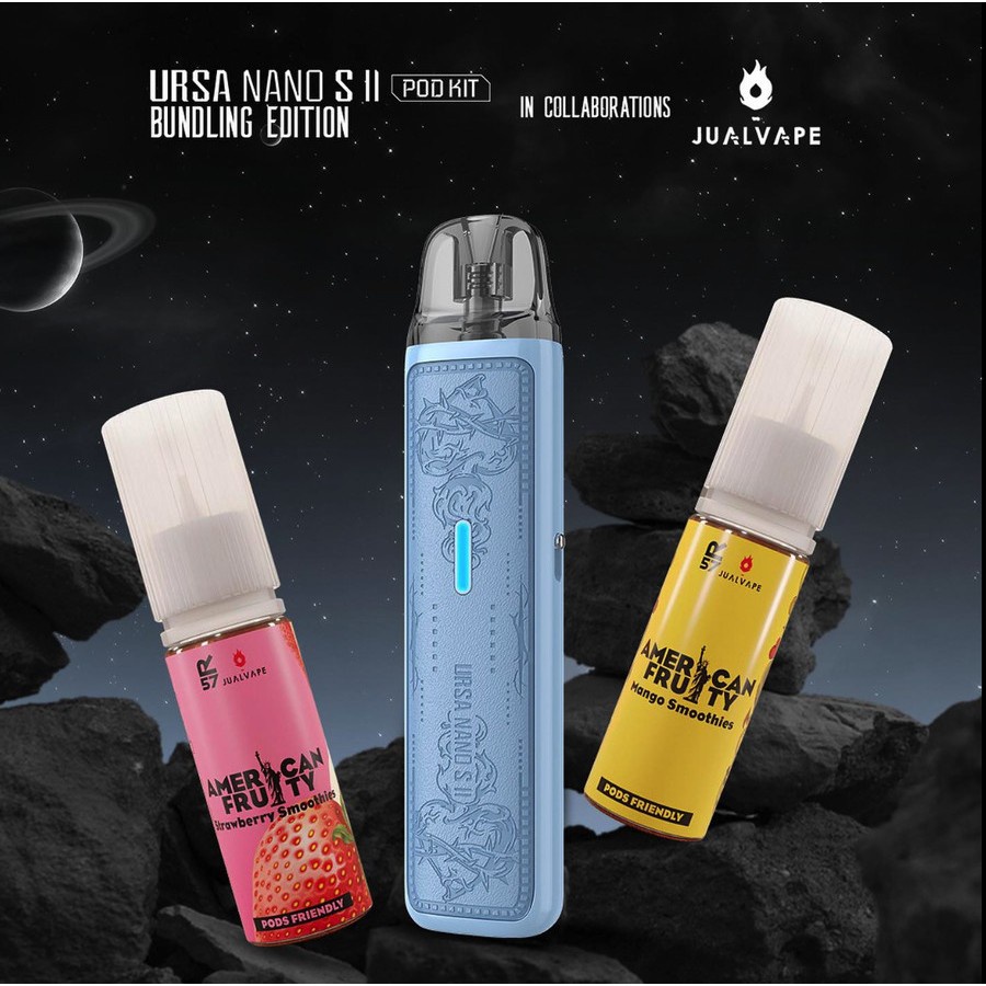 URSA NANO S2 30W 1000MAH BUNDLING AMERICAN FRUITY 15ML BY LOSTVAPE