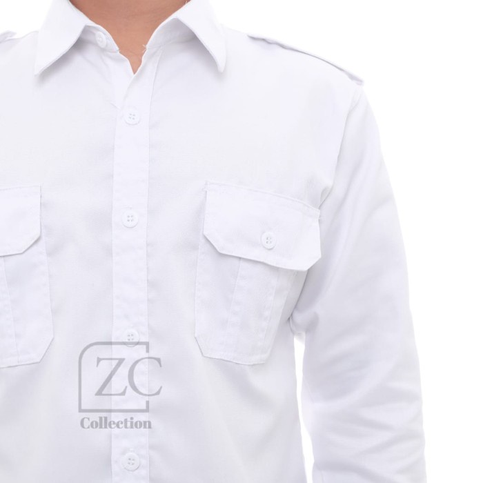 JTTOP" KEMEJA PUTIH PDH KEMEJA PUTIH PNS KEMEJA PUTIH KERJA PNS BAJU PDH