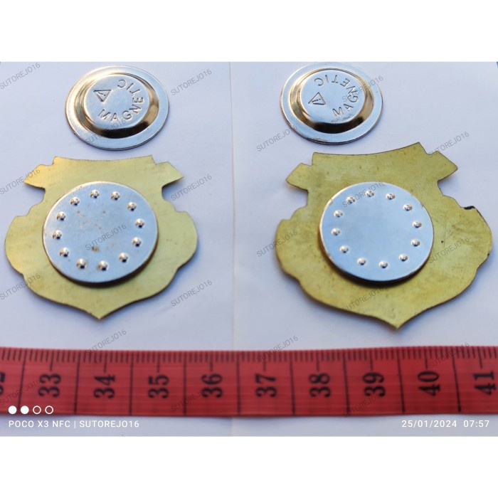 JTTOP" PIN GADA PRATAMA MAGNET SATPAM SECURITY