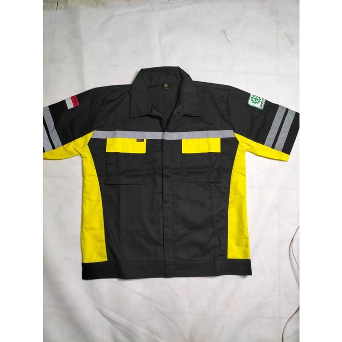 JTTOP" WEARPACK ATASAN LENGAN PENDEK PRIA SAFETY