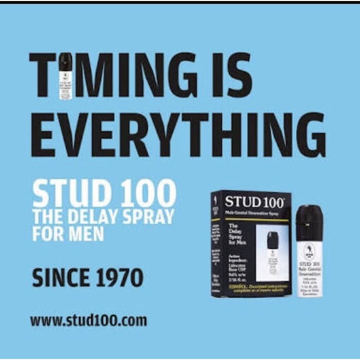Stud 100 delay spray - made in UK