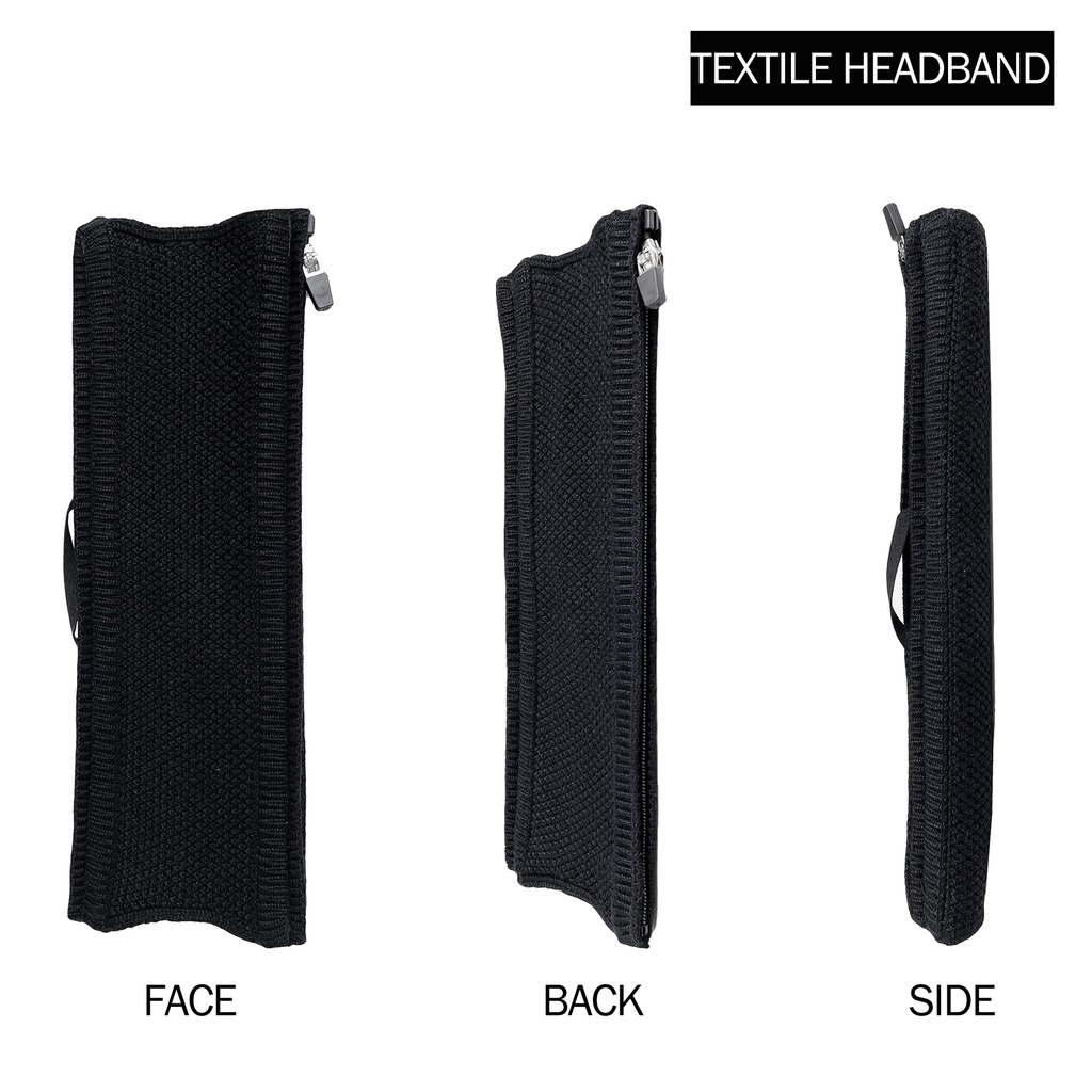 IMPORT UNIVERSAL FULL CLOSURE HEADPHONE HEADBAND COVER ZIPPER FOR SKULLCANDY CRUSHER WIRELESS, GRIND