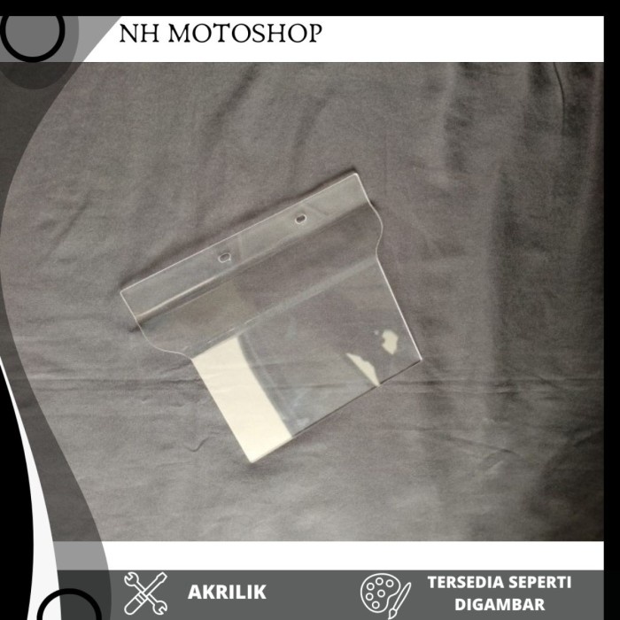 

LIMITED EDITION MUDFLAP MIO SPORTY BAHAN AKRILIK PENAHAN LUMPUR MIKA KOLONG AKRILIK