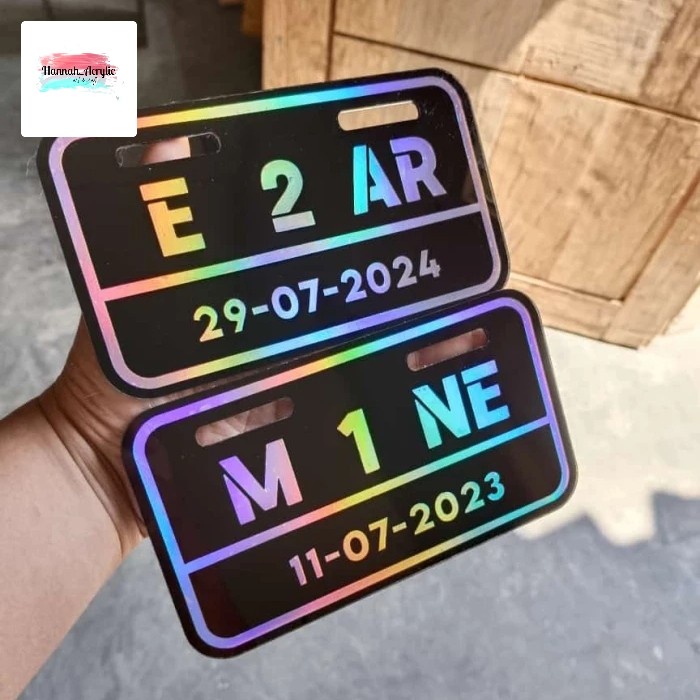 

FREE ONGKIR Plat Hologram Sepeda Listrik Akrilik Custom