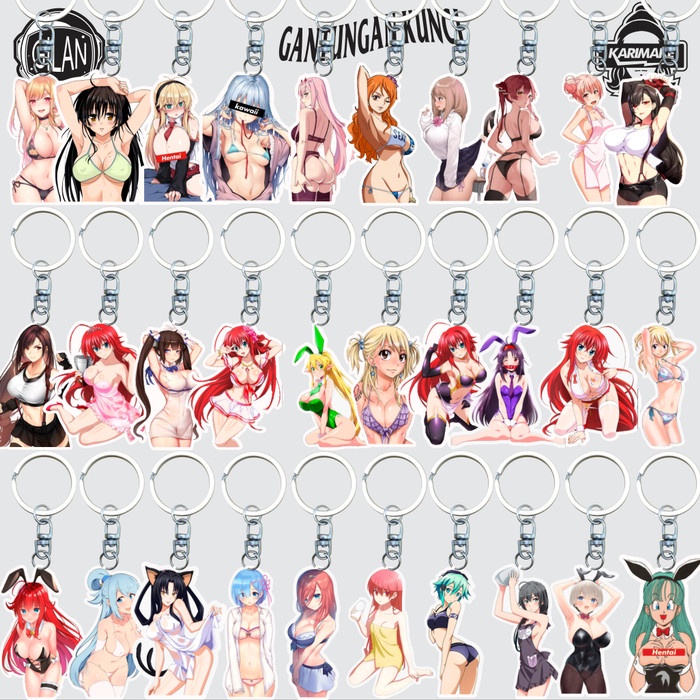 

EKSLUSIF Gantungan Kunci Akrilik WIFU WAIFU WIBU HENTA Stiker Laptop - Karimake