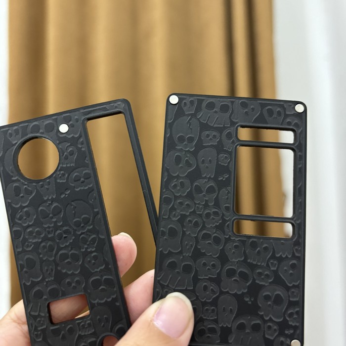 

TERBAIK Backdoor sotong akrilik hitam doff motif emboss