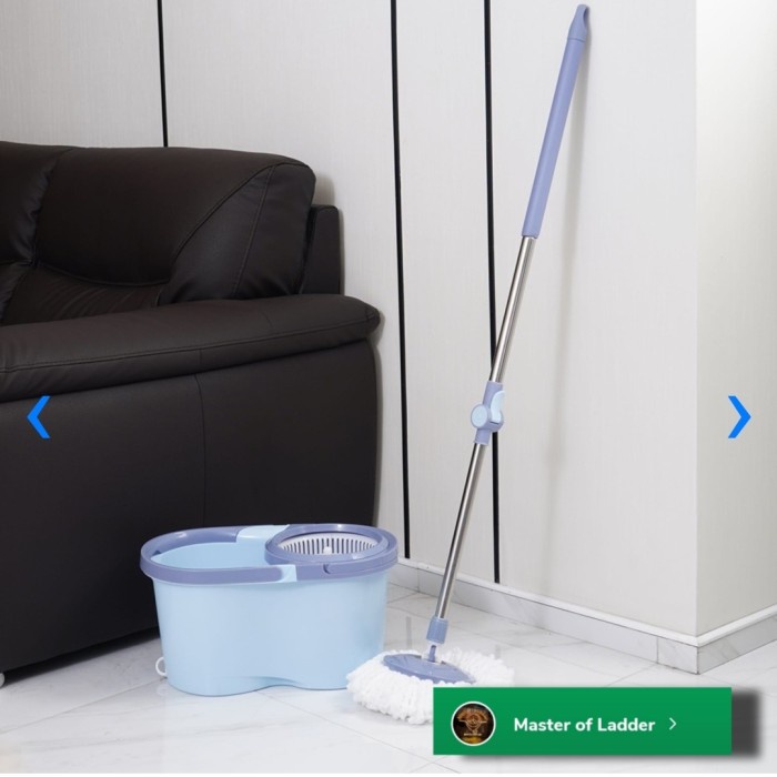 PRO CLEAN - SET ALAT PEL PUTAR / PROCLEAN 3 IN 1 BUCKET MOP SPIN