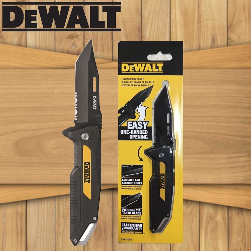 New DEWALT DWHT10910 Multi Functional Folding Knife First Edition With BALL-BEARING ASSIST Stainless