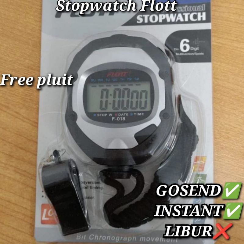 Floit Stopwatch digital profesional free pluit stop watch flott import