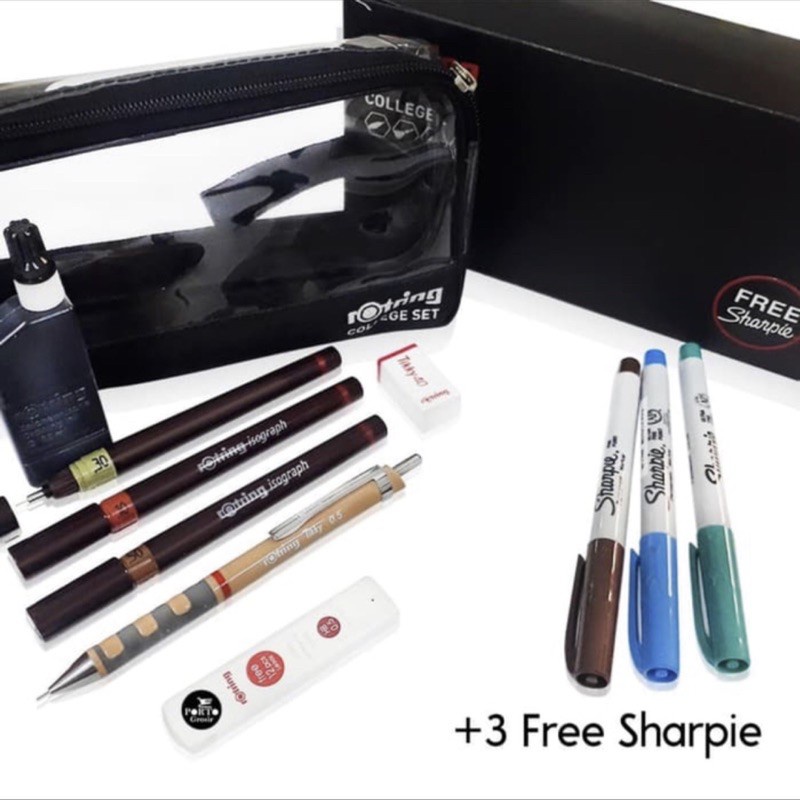 

rapido rotring isograph set eco pack 02.04.06 atau pilih ukuran TINTA BAWAAN MERAH YA( HARAP BACA)