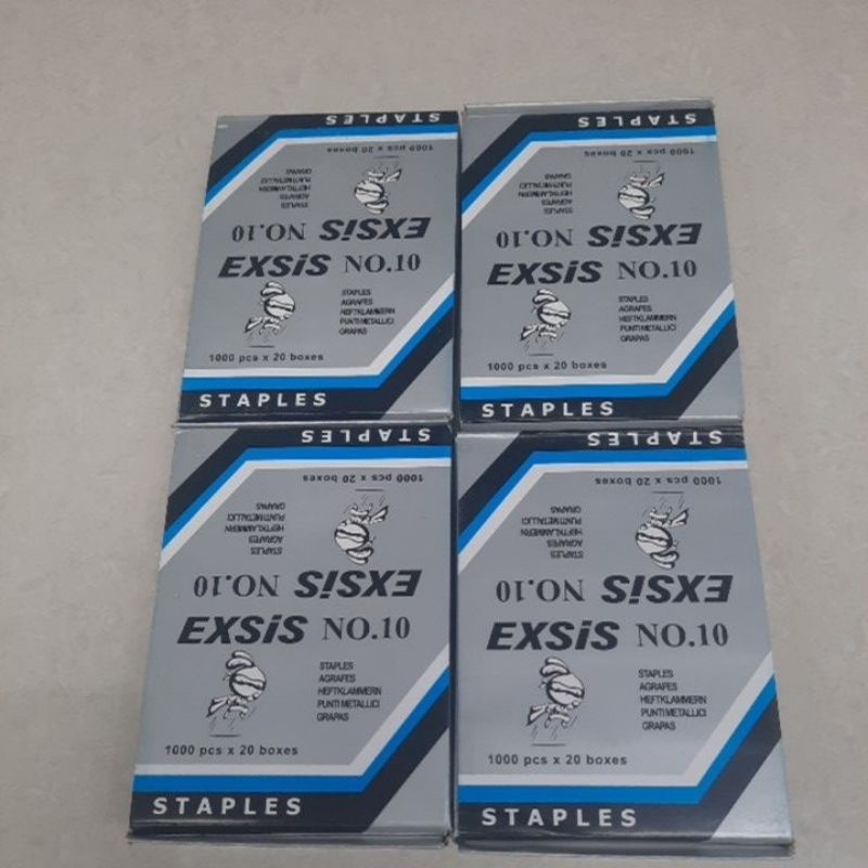 

Isi Steples EXSIS No.10 Isi 20Box Atau 20.000 Pcs