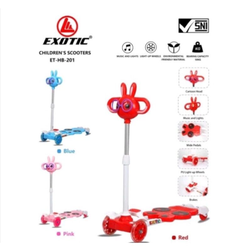 skuter anak, exotic 201,