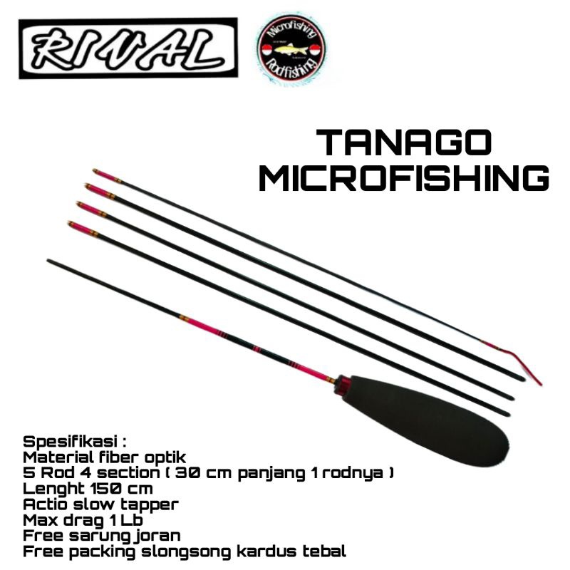 Joran Wader Tanago Optik 150 cm