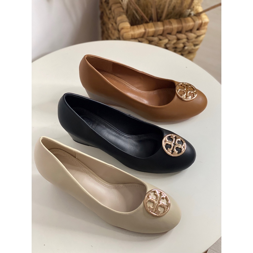 Premium Sepatu Wedges Wanita Sepatu Kantor Tb-501