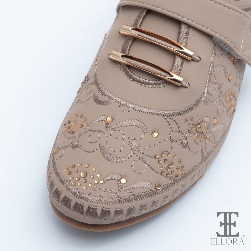 Cuci Gudang  Ellora Ey-9212 Sepatu Sandal Wanita Wedges Import 6Cm