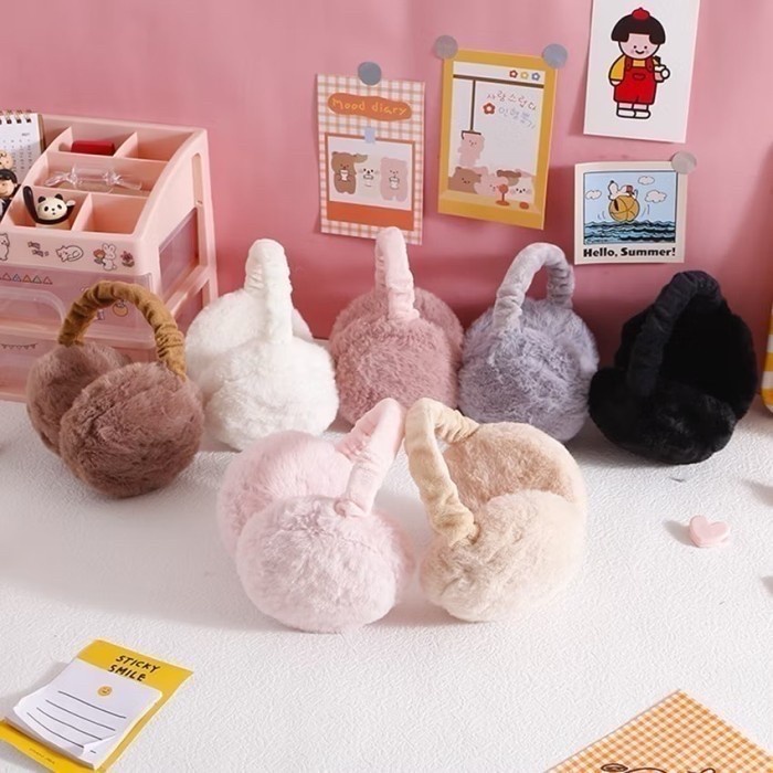 TERBARU.. EARMUFF PENUTUP TELINGA MUSIM DINGIN ANAK DEWASA