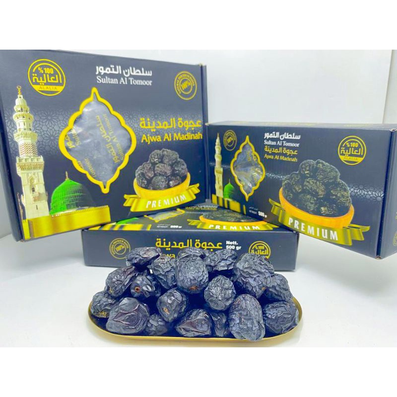 

Kurma Ajwa Al madina Sultan Al tamoor / Ajwa Organik Original Madinah WE!