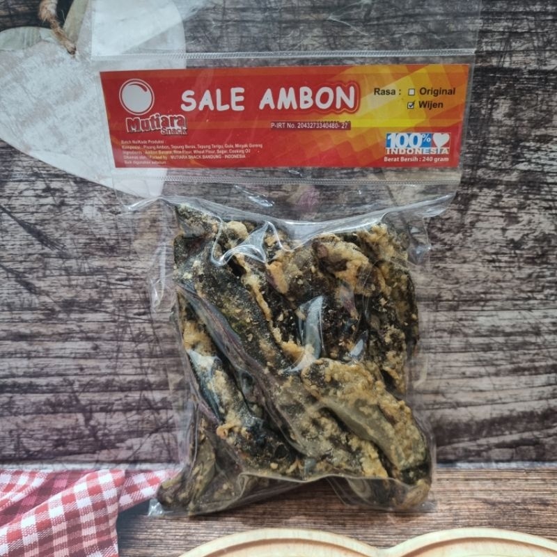 

Pisang Sale Ambon Wijen Khas Bandung WE!