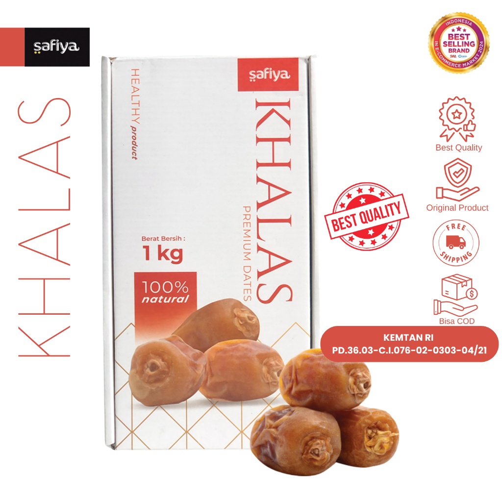 

Safiya Kurma Khalas Saad 1 Kg Kholas Dates Premium WE!