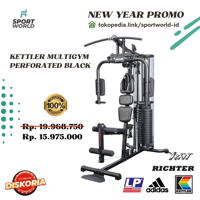 KETTLER MULTIGYM Training Station Black Perforated/Homegym