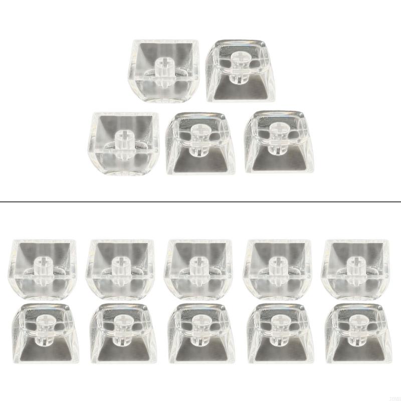 5/10PCS Clear Backlit Keycaps For Mechanical Keyboard 1U XDA Height Customizable Keyboards Keycaps W